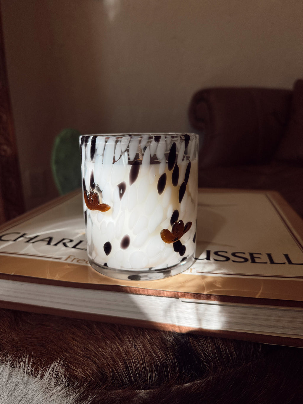 The Into the Sunset Cowboy Hat Candle