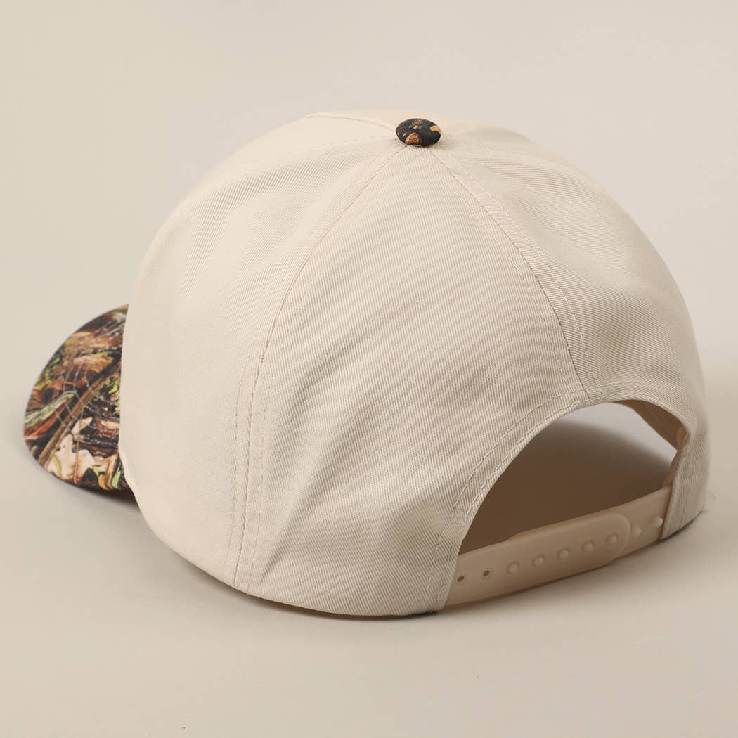"Beer Me" Embroidered Leopard or Camo Trucker Hat