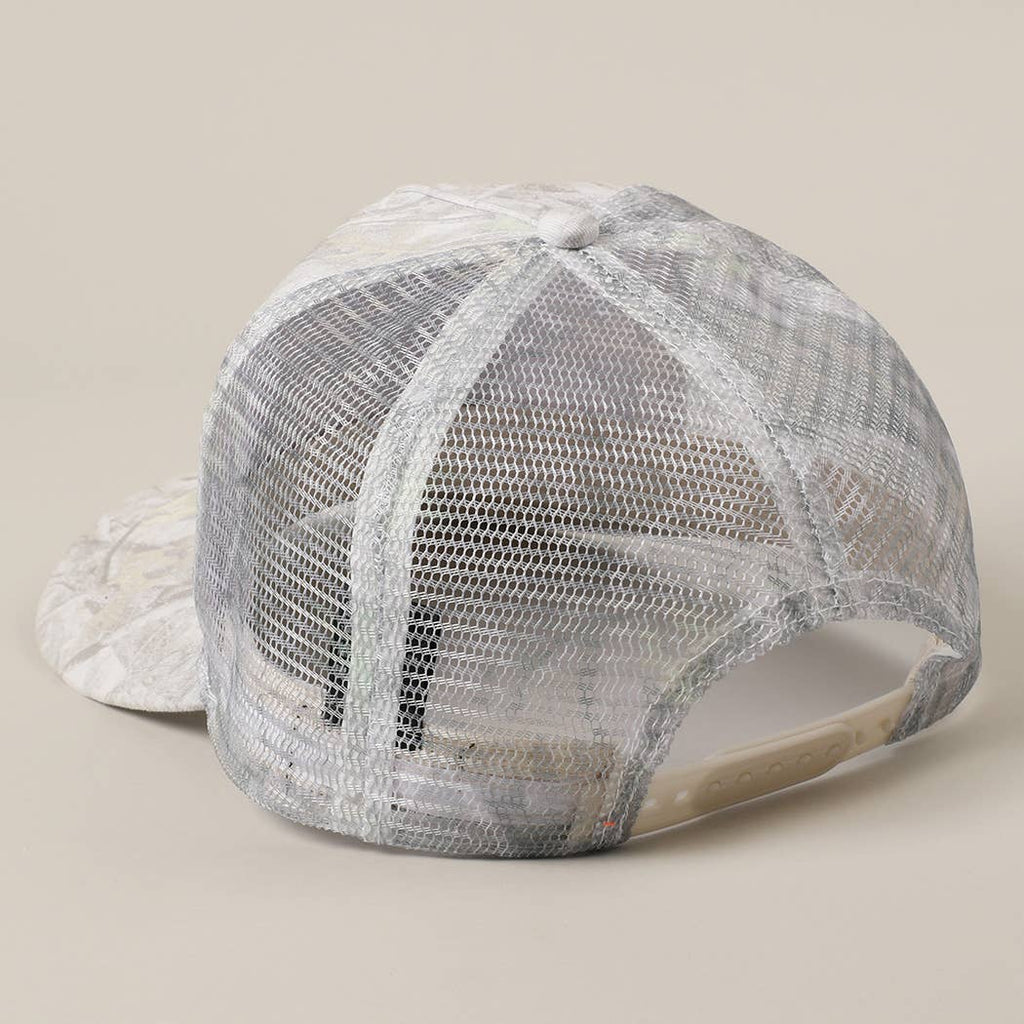 Cowboys Club Embroidered Patch Mesh Cap