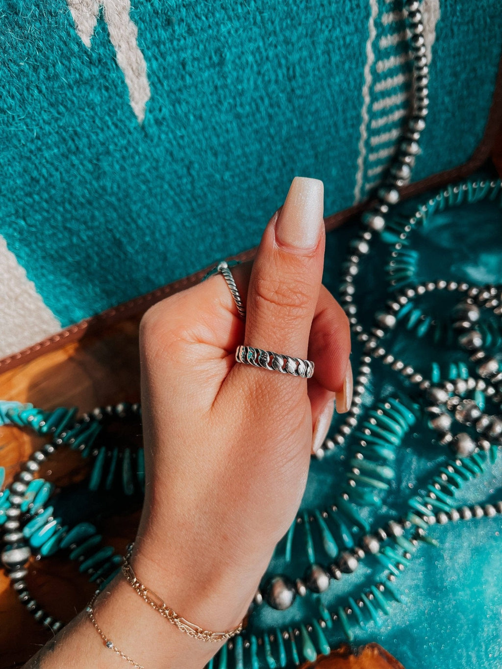 Cuban Sterling Stacker Ring