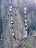Desert Rose Beaded Necklace