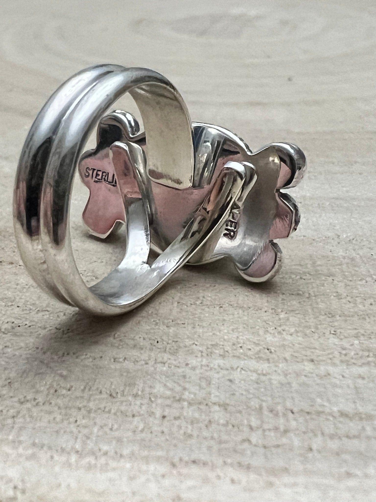 Joelias Draper Golden Hills Turquoise & Sterling Silver Ring - Size Adjustable