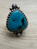 Randy Boyd Turquoise & Sterling Silver Ring - Size 8.5
